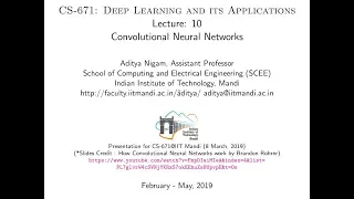 CS671_Topic-10 (PART-J): Convolutional Neural Networks