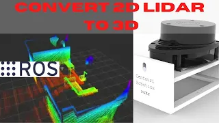 How to convert 2D LiDAR to a 3D LiDAR ? | rokr  #ros #robotics