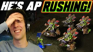 VERY RUSHY GAMES OF WC3 - Orcs & Elves! - WC3 - Grubby