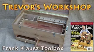 Building Frank Klausz's toolbox from Popular Woodworking #156 (2017 pallet up-cycle challenge)