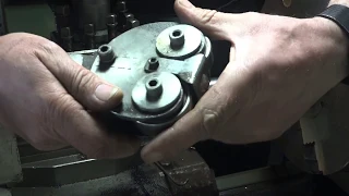 Rolling and hardening of the surface with a ball with a hardness measurement.