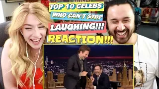 TOP 10 CELEBS ★ Who Can't Stop Laughing  - REACTION!!!