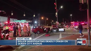 Police investigating deadly crash on Queen City Avenue