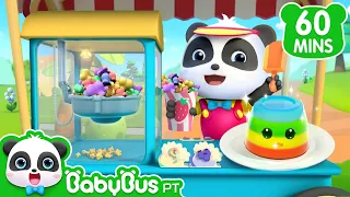 🐼 Músicas Infantis | Pipoca Doce Colorida 🌈 | Aprender Cores | Comidas Deliciosas | BabyBus