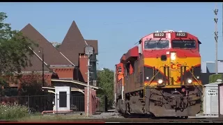 KCS belle leads a loaded ethanol train on the CF&E Railroad