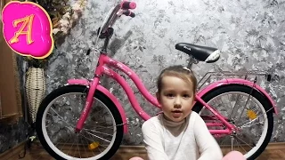Lady A   Обзор гламурного розового велосипеда для Леди Насти Profi Star Review of the glamorous pink