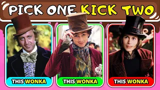 Pick One, Kick Two - Wonka Edition! 🍫🎫🎩 | Would You Rather...
