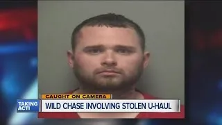 Wild chase involving stolen Uhaul