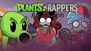 Fnf animation - Plants vs rappers bad bash