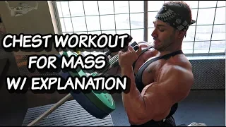 HOW TO GROW YOUR CHEST| FULL CHEST WORKOUT WITH EXPLANATION