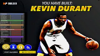 NBA 2K23 KEVIN DURANT BUILD - 6’10 SPEEDBOOSTING DEMIGOD - 87 BADGE UPGRADES (+BEST BADGES)