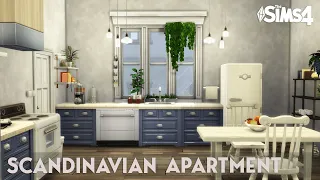 SCANDINAVIAN APARTMENT | No CC | Sims 4 Stop Motion Build