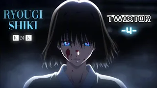 Ryougi Shiki Twixtor (4k) | -4- | Kara No Kyoukai – Garan No Dou | #anime