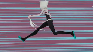 spidergwen animation running