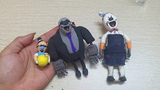 Rod And Boris Characters Made Of Clay - Ice Scream 4 In Real Life