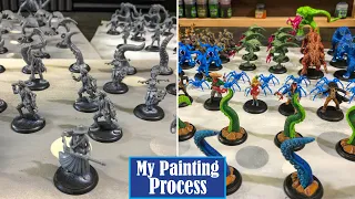 HOW TO PAINT BOARD GAME MINIATURES ... Or at least my process for table ready painting.