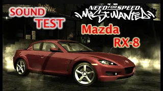 Sound Test and Run Stock Mazda RX-8 | NFS Most Wanted 2005