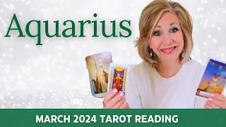 AQUARIUS : WOW! Aquarius, Karma Is On Your Side! | TAROT READING MARCH 2024