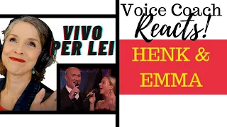 Henk Poort & Emma Heesters - Vivo Per Lei | Beste Zangers | Vocal Coach Reacts & Deconstructs