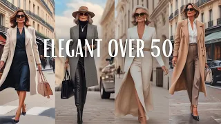 Women Over 50 SLAYING Fashion Trends [fabulous style for older women]