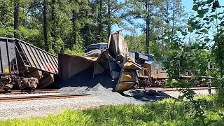 CSX I032 Collision With CSX L743 In Folkston GA At 1:20 PM 4/15/24