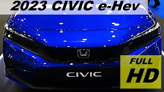 New Honda Civic eHev 2023 Best Sedan - Unveiled to europe only as Hybrid