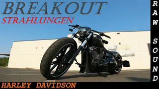 Riding a Harley-Davidson BREAKOUT with KessTech Exhaust  | Pure Engine Sound ( Strahlungen )