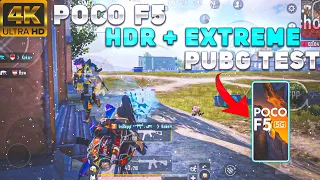 Poco F5 HDR+Extreme Pubg Test Gameplay🔥5 Finger Claw Pubg| PUBG HIGHLIGHTS