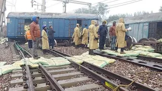 Train Derailed on High Speed Section of Indian Railway.