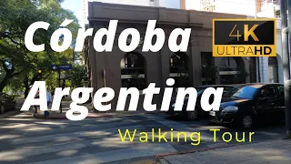 🇦🇷 【4K 60fps】 WALK - CORDOBA - walking Tour - Argentina