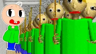 100 КЛОНОВ БАЛДИ + МАЛЫШ! СУПЕРСЕМЕЙКА БАЛДИ! - Baldi's Basics in Education and Learning Mod Menu