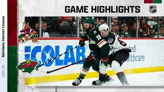 Coyotes @ Wild 4/26 l NHL Highlights 2022