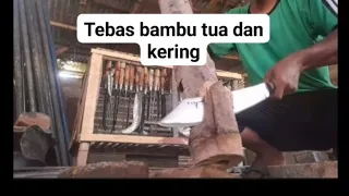 cara membuat golok patimura dari per daun super kuat dan tajam