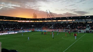 HFC Chemie vs. MSV Duisburg - 30.11.2019 - Abpfiff, Heimsieg