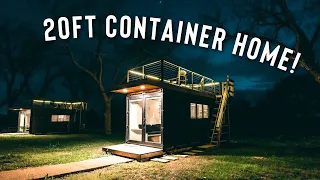 *tiny* 20FT SHIPPING CONTAINER HOME! | Full Airbnb Tour!