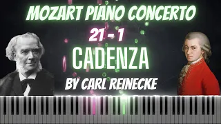 Carl Reinecke: Cadenza For Mozart's Piano Concerto No. 21 K. 467 (Movement 1)