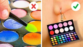 Pomysły na piękną biżuterię DIY || Modelina, żywica i gorący klej