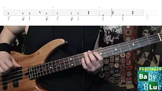 Baby Blue by Badfinger - Bass Cover with Tabs Play-Along