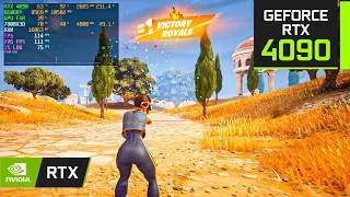 Fortnite : RTX 4090 + 7800X3D ( 1440p Maximum Settings RTX ON )