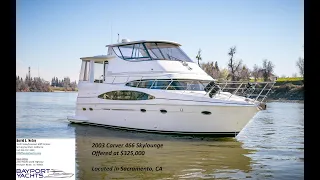 Yacht For Sale 2003 Carver 466 Skylounge