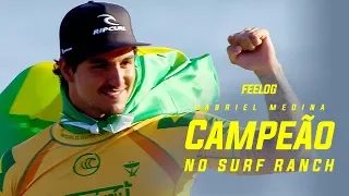 Gabriel Medina campeão no Surf Ranch