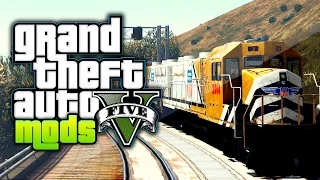 GTA 5 ZUG STOPPEN und selbst FAHREN