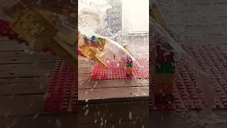 Water balloon VS Lego wall in SUPER SLOW MOTION!