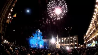 St Agata 2015 Catania - A sira o tri - spettacolo pirotecnico F.lli Vaccalluzzo - © PiroMac videos