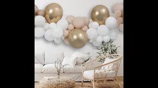 DIY: How to Make an Elegant Balloon Garland for Your Next Party! 🎈✨
