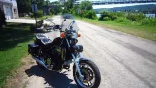 1985 V65 Magna at the  Simon Kenton Memorial Bridge