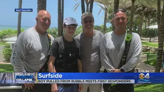 Teen Pulled From Surfside Rubble Thanks Rescuers