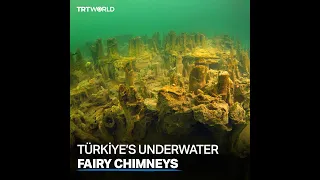 Underwater fairy chimneys of Türkiye’s Lake Van