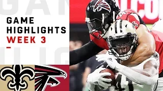 Saints vs. Falcons Week 3 Highlights | NFL 2018