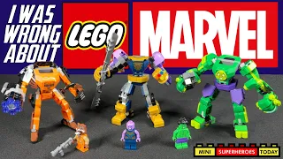 LEGO Marvel 2023 Mechs REVIEW: Hulk, Thanos, Rocket Raccoon (76241, 76242, 76243)